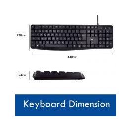 Ewent EW3000 Kit Teclado + Ratón USB, Silencioso para Hogar y Oficina, Diseño QWERTY ES, Resistente a Salpicaduras