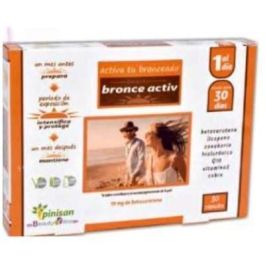 PINISAN Bronze Activ 30 Cápsulas con Betacaroteno y Cobre para Pigmentación de la Piel, Vegano Precio: 12.4999996. SKU: B12QSQX4CM