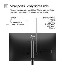 HP Pro 527pq 27" QHD 2560x1440 IPS 100Hz 5ms HDMI 2x DisplayPort USB-C USB-Hub VESA Negro