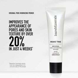 bareMinerals PRIME TIME Prebase Maquillaje Minimizadora de Poros, Matificante, Larga Duración, Vegana para Piel Mixta/Grasa 30 ml