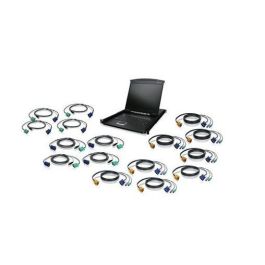 IOGEAR GCL1916 Consola KVM conmutador 16 puertos PS/2 USB con Monitor LCD 19" y Teclado Táctil Kit Cables Rack 1U Precio: 517.7900002. SKU: B1EXPAEL29
