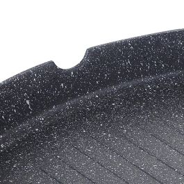 Masterpro Sartén Asador Home Edition BGMP-3287-BK ø28x28x4.5 cm Aluminio Forjado Antiadherente