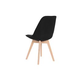 Silla Scandi DKD Home Decor Negro 56 x 83 x 48 cm Silla Scandi DKD Home Decor Negro 56 x 83 x 48 cm