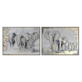 Cuadro Home ESPRIT Elefante Colonial 100 x 4 x 75 cm (2 Unidades) Precio: 150.88999959. SKU: B1AW8DEW6H