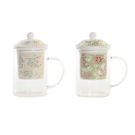 DKD Home Decor Taza para Infusiones Tradicional Porcelana y Cristal Verde Beige 300ml 8 x 14.5 x 12 cm (6 Unidades) Precio: 36.49999969. SKU: B1577M5DTY