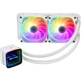 Enermax ELC-AQFA240-SQA-W Refrigeración Líquida AIO 240mm para CPU, Intel LGA 1700/AM5/AM4, Blanco, ARGB