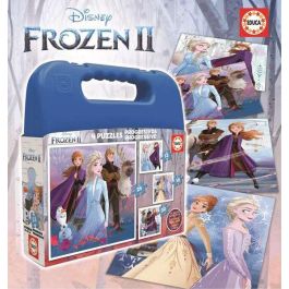 Puzzles progresivos 12-16-20-25 piezas frozen ii en maletin Puzzles progresivos 12-16-20-25 piezas frozen ii en maletin