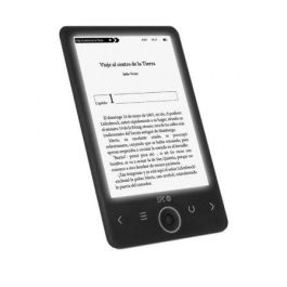 SPC 5613N - eReader 6" Tinta Electrónica Retroiluminado 1024x758, 8GB Almacenamiento, Pantalla Antirreflejos Negro