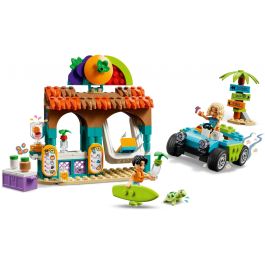 LEGO 42625 Friends Puesto de Batidos de la Playa, Juego de Construcción de Plástico con 213 Piezas