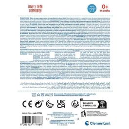 Clementoni Mantita Doudou Dulce Osito Portachupete 18x25x6cm