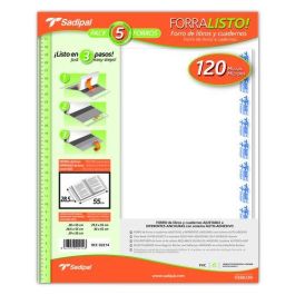 Forro Ajustable Sadipal Pvc Trans. 120Μ 28,5X55 Cm Blister De 5 Precio: 4.79000038. SKU: B13BCHRSJV