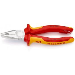Knipex Alicate Diagonal de Corte 03 06 180 T, Ergonómico, Cromo/Metal, Mango Rojo/Amarillo, 180mm Precio: 50.88999971. SKU: B134LRVL9H