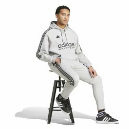 Sudadera con Capucha Hombre Adidas House Of Tiro Fleece Gris XS