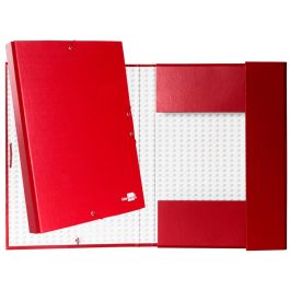 Carpeta Proyectos Liderpapel Folio Lomo 30 mm Carton Forrado Roja