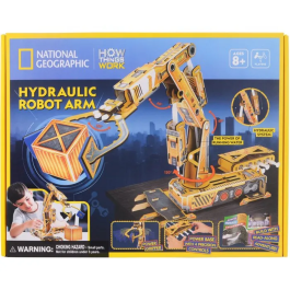 Explora Modelo 3D National Geographic EXP3301045402222 - Pinza Hidráulica Maquinaria Construcción 56x37 cm A partir 8 años