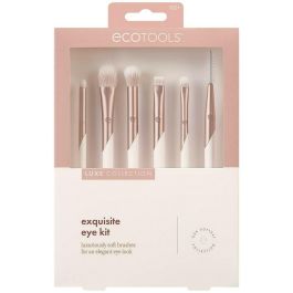 Ecotools Luxe Exquisite Eye Set de Brochas de Maquillaje para Ojos 6 Piezas Vegano Cruelty Free