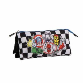 Estuche portatodo 3 compartimentos avengers 2.2 x 1.1 x 22.5 cm