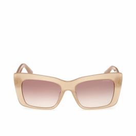 Guess Gafas GU7890 57F 140 mm Gafas de Sol Mujer Rectangulares Marrón Beige Brillante Marrón Degradado Plástico
