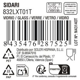 Vaso Sidari 270 cc transparente - La Mediterranea (48 Unidades) Vaso Sidari 270 cc transparente - La Mediterranea (48 Unidades)