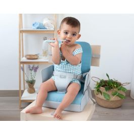KioKids Trona de Viaje Plegable Asiento Elevador Portátil para Bebés +6 meses hasta 3 años Dinosaurio Azul Colección Dolci Amici KioKids Trona de Viaje Plegable Asiento Elevador Portátil para Bebés +6 meses hasta 3 años Dinosaurio Azul Colección Dolci Amici