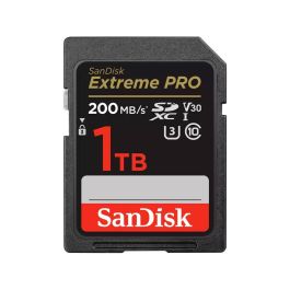 SanDisk Tarjeta de memoria SDXC Extreme PRO 1TB Clase 10 UHS-I U3 V30 140MB/s lectura 90MB/s escritura Precio: 186.49999951. SKU: B1F7BVFTQ9