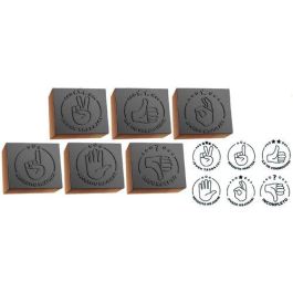 Sellos Motivacionales Niefenver Manos Bote 6Ud Precio: 24.50000014. SKU: B1BPXQW5QA