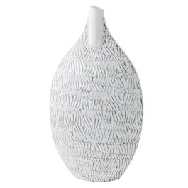 DKD Home Decor Jarrón Decorativo Moderno de Resina Blanco para Salón y Hogar Colección Nokko - 13x57x32 cm (Largo x Alto x Ancho) Precio: 31.87866. SKU: B18B6FFTJQ