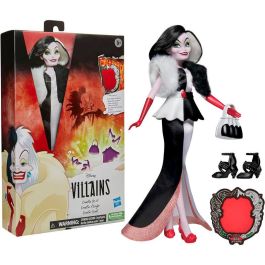 Disney Muñeca Cruella de Vil Villanas Articulada 28cm con Accesorios