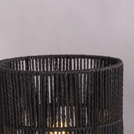 Bayamo Lámpara de Mesa Ratán Bayamo SKD-T1019 Estilo Natural Boho-Chic