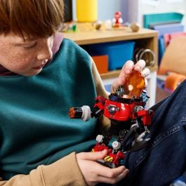 LEGO 77005 Sonic the Hedgehog Knuckles vs. Meca Egg Crusher del Dr. Eggman, Set de Construcción con Figuras y Anillos