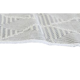 DKD Home Decor 6 Unidades Alfombra Poliéster Azul Beige Blanco 150 x 150 x 1 cm