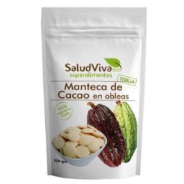 SALUD VIVA Manteca de Cacao en Obleas 250g Bio, Vegan, Sin Gluten y Sin Azúcares Añadidos para Postres y Repostería Precio: 23.4999996. SKU: B17TPFWQNP