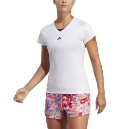 Camiseta de Manga Corta Mujer Adidas Essentials Minimal Blanco Fitness 6-7 Años