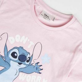 Pijama Infantil Stitch Rosa