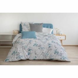 Juego de funda nórdica 240x260 cm HOME LINGE PASSION POMPADOUR: Funda nórdica + 2 fundas de almohada - 100% Algodón 57 Hilos - Blanco/Azul Precio: 48.78999994. SKU: B15AHKABXZ