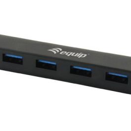 Equip 128954 Hub USB Tipo C 3.0 | Concentrador de 4 Puertos de Alta Velocidad (5Gbps) Plug & Play para Portátiles