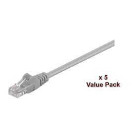 MicroConnect Cable de red CAT5e U/UTP plano de 15m gris VALUEPACK (5 unidades) para ahorrar espacio en racks y bajo alfombras Precio: 21.99883455. SKU: B17EKGHJQS