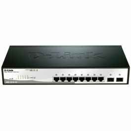 D-Link 10-Port Gigabit Smart Switch con 2 Puertos SFP Gestionable, Montaje en Rack 19", Diseño Fanless, 20Gbps. Precio: 159.50000022. SKU: S0234096