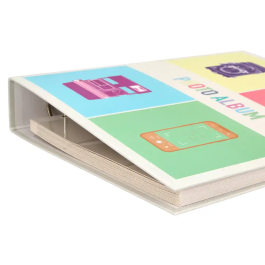 Liderpapel Álbum de Fotos con Anillas y 20 Hojas Autoadhesivas - Medidas 325x270mm