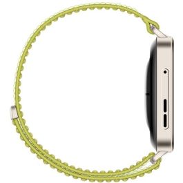 Huawei Watch Fit 4 Pro Green Woven Strap, Smartwatch AMOLED 1.82" GPS 5 ATM, Correa de Nylon Verde, Cuerpo Aluminio/Titanio