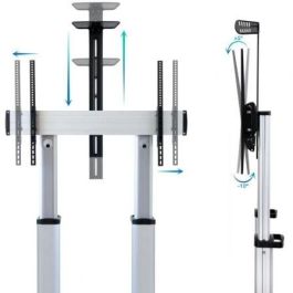 TOOQ Soporte de suelo de aluminio con ruedas para pantallas 60"-100", VESA 1000x600, FS20300M-B TOOQ Soporte de suelo de aluminio con ruedas para pantallas 60"-100", VESA 1000x600, FS20300M-B