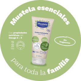 Mustela BEBÉ BIO Crema Hidratante Piel Sensible Cara y Cuerpo 150ml | Glicerina Vegetal y Aloe Vera BIO Vegana
