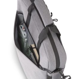 DICOTA Eco MOTION Tote Bag para Portátiles 13-15.6" Gris Claro de Poliéster Reciclado con Compartimento para Tablet y Asa