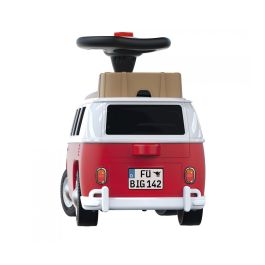 Smoby - Volkswagen Van Transporter Red - Caja de almacenamiento + Volante - 26L x 30l x 60H - A partir de 18 meses