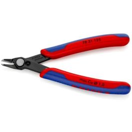 Knipex 78 31 125 Alicate Diagonal de Corte Electronic-Super-Knips 125mm para Electrónica, Acero 60HRC, Mandíbula 1.25cm