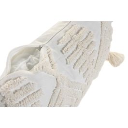 DKD Home Decor Cojín Urban Crudo de Poliéster 50 x 30 cm con Cremallera - Pack 2 Unidades