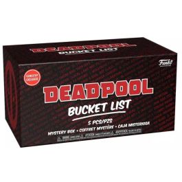 FUNKO Kit Mistery Box Marvel Deadpool - Incluye Figura POP, Llavero, Bolígrafo, Cordón y Botón Aleatorios
