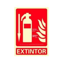 Cartel de extinción "extintor" clase b (pcv 0,7mm) 21x30cm normaluz Precio: 2.78999985. SKU: S7907019