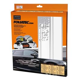 Pegatina Para El Coche Diseño Rayas Blanco Mate FO33910 Pegatina Para El Coche Diseño Rayas Blanco Mate FO33910