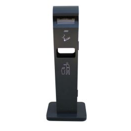 PROBBAX - AT-0262-DGRY - Cenicero de suelo para exterior con papelera - 40,3 x 26,2 x 104,1 cm - Cenicero 2L y papelera 8L - Gris oscuro PROBBAX - AT-0262-DGRY - Cenicero de suelo para exterior con papelera - 40,3 x 26,2 x 104,1 cm - Cenicero 2L y papelera 8L - Gris oscuro Precio: 504.69000054. SKU: B15995MB22